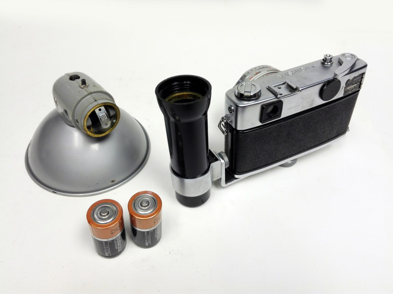 camara fotografia noreflex yashica +flash burbuja func 10.5-22.5x15-25x8.8 1u